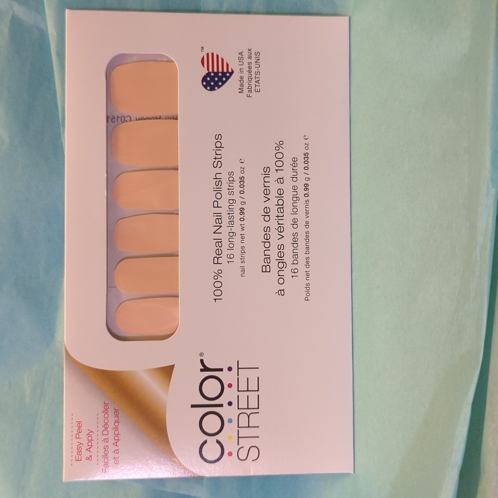 Nwt Color Street "Havana Honey" Polish Strips